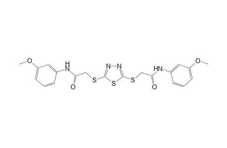 acetamide, N-(3-methoxyphenyl)-2-[[5-[[2-[(3-methoxyphenyl)amino]-2-oxoethyl]thio]-1,3,4-thiadiazol-2-yl]thio]-