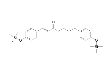 (E)-1,7-bis(4-Hydroxyphenyl)hept-1-en-3-one, 2tms derivative