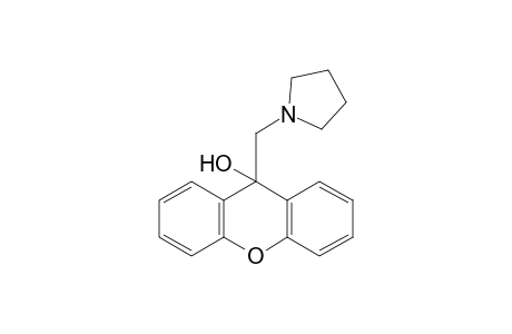 9-(1-pyrrolidinylmethyl)xanthen-9-ol