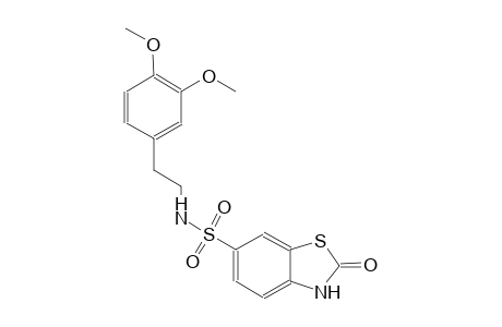 N-[2-(3,4-dimethoxyphenyl)ethyl]-2-oxo-2,3-dihydro-1,3-benzothiazole-6-sulfonamide