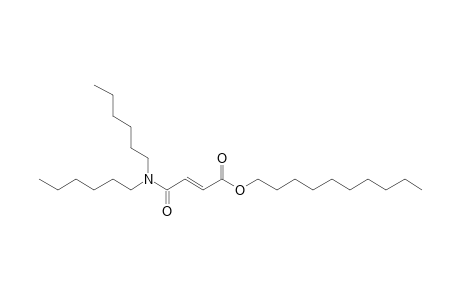 Fumaric acid, monoamide, N,N-dihexyl-, decyl ester