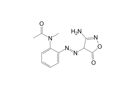 2'-[3-amino-5-oxo-2-isoxazolin-4-yl)azo]-N-methylacetanilide