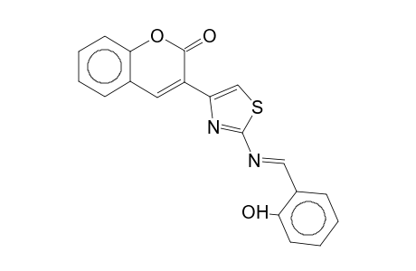 2-(2-Hydroxybenzylidene)amino-4-(2-chromon-3-yl)thiazole