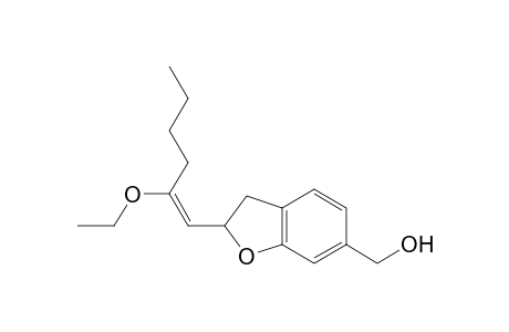 2-[(1E)-2-Ethoxyhexa-1-enyl]-6-hydroxymethyl-2,3-dihydrobenzofuran