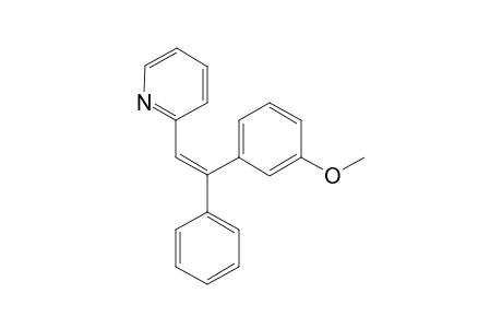 (Z)-2-[2-(3-Methoxyphenyl)-2-phenylvinyl]pyridine