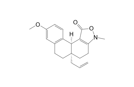 (5aR,11bS)-5a-allyl-9-methoxy-3-methyl-4,5,5a,6,7,11b-hexahydrophenanthro[3,4-c]isoxazol-1(3H)-one