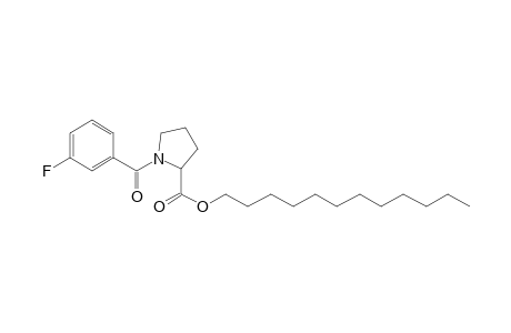 L-Proline, N-(3-fluorobenzoyl)-, dodecyl ester