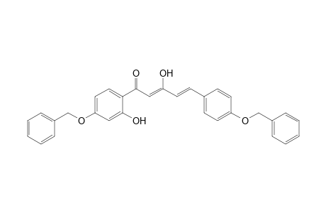 1-[4'-(Benzyloxy)-2'-hydroxyphenyl]-3-hydroxy-5-(4"-benzyloxyphenyl)-2,4-pentadien-1-one