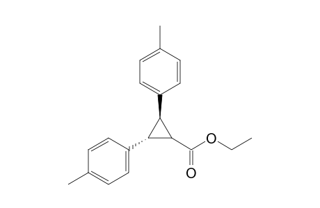 Ethyl (trans)-2,3-bis(p-methylphenyl)cyclopropane-1-carboxylate