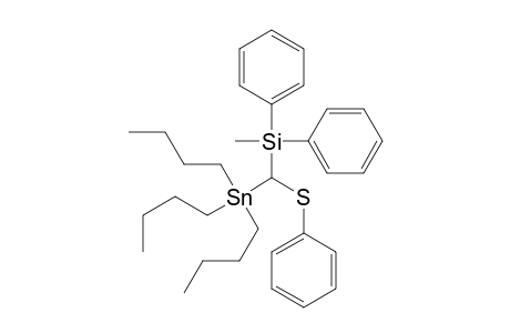 (Methyl)(diphenyl)-[(phenylthio)(tributylstannyl)methyl]silane