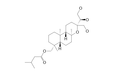 19-O-ISOVALEROYL-14,15,16,19-TETRAHYDROXY-ENT-MANOYLOXIDE