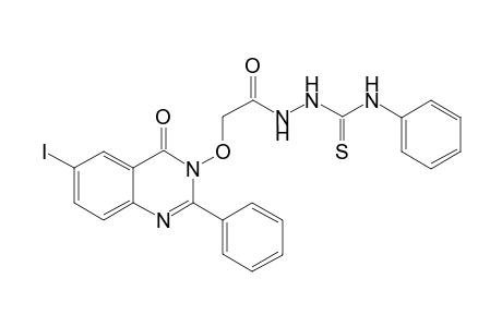 1-(2-(6-Iodo-4-oxo-2-phenylquinazolin-3(4H)-yloxy)acetyl)-4-phenylthiosemicarbazide