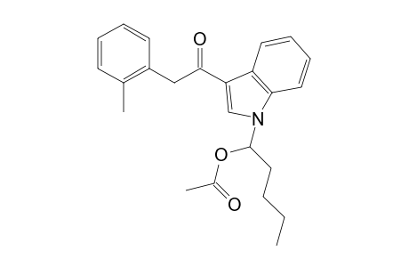 1-(3-(2-(o-tolyl)acetyl)-1H-indol-1-yl)pentyl acetate