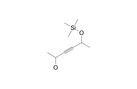 hex-3-yne-2,5-Diol, tms