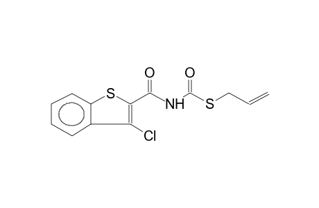 S-(2-PROPENYL) N-(3-CHLORO-2-BENZO[B]THIENOCARBONYL)THIOCARBAMATE