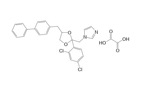 1-{[2-(2,4-dichlorophenyl)-4-(p-phenylbenzyl)-1,3-dioxolan-2-yl]methyl}imidazole, oxalate (1:1) (salt)