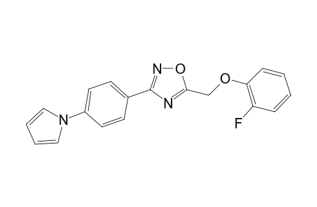 1,2,4-Oxadiazole, 5-[(2-fluorophenoxy)methyl]-3-[4-(1H-pyrrol-1-yl)phenyl]-
