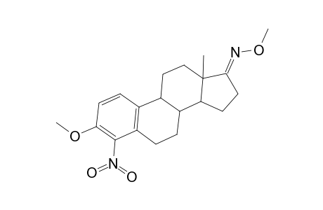 3-Methoxy-4-nitroestra-1(10),2,4-trien-17-one o-methyloxime