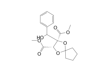 Dimethyl (2R,3S)-2-(1-hydroxy-1-phenylmethyl)-1,4-dioxaspiro[4.4.]nonane-2,3-dicarboxylate isomer