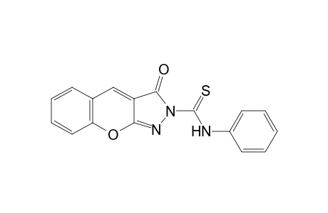 3-Oxo-N-phenylchromeno[2,3-c]pyrazole-2(3H)-carbothioamide