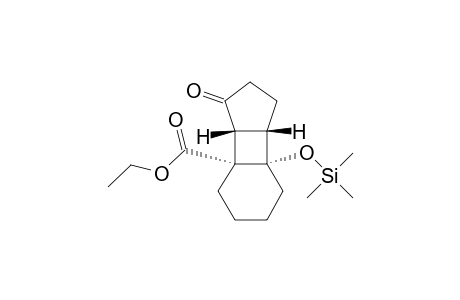 Ethyl 2.beta.,6.beta.-Dihydro-3-oxo-7.alpha.-[(trimethylsilyl)oxy]tricyclo[5.4.0.0(2,6)]undecane-1.alpha.-carboxylate