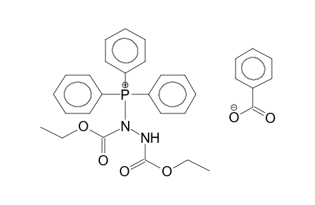 TRIPHENYL-N,N'-BIS(ETHOXYCARBONYL)HYDRAZINOPHOSPHONIUM BENZOATE