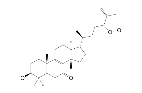 (-)-(24-R),24-HYDROPEROXYTIRUCALLA-8,25-DIEN-3-BETA-OL-7-ONE