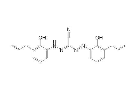 3-Cyano-1,5-bis(3-allyl-2-hydroxyphenyl)formazan