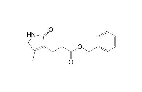 1H-Pyrrole-3-propanoic acid, 2,5-dihydro-4-methyl-2-oxo-, phenylmethyl ester
