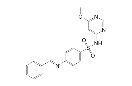 N-(6-Methoxy-4-pyrimidinyl)-4-([(E)-phenylmethylidene]amino)benzenesulfonamide