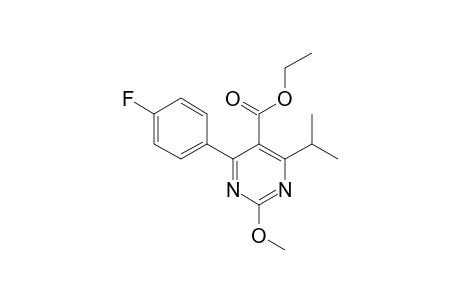 5-ETHOXYCARBONYL-6-(4'-FLUOROPHENYL)-4-ISOPROPYL-2-METHOXYPYRIMIDINE