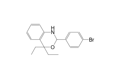 2-(4-bromophenyl)-4,4-diethyl-1,4-dihydro-2H-3,1-benzoxazine