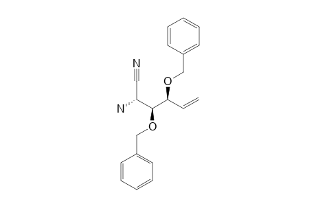 (ANTI)-(2R,3R,4R)-2-AMINO-3,4-DIBENZYLOXYHEX-5-ENENITRILE