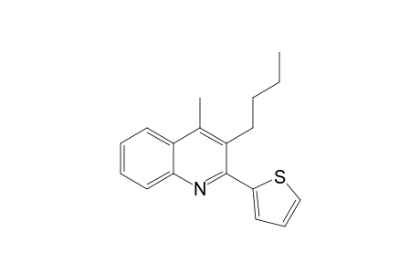 3-Butyl-4-methyl-2-(thiophen-2-yl)quinoline