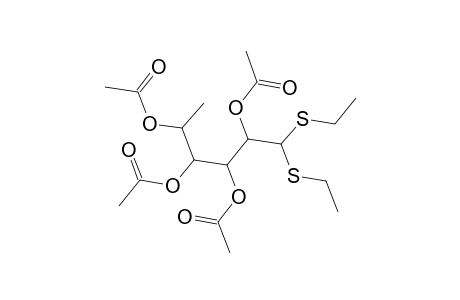 Rhamnose, diethyl mercaptal, tetraacetate, L-