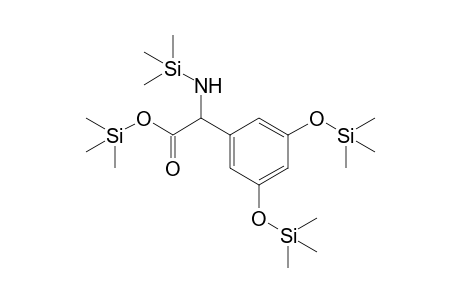 3,5-Dihydroxyphenylglycine, 4TMS