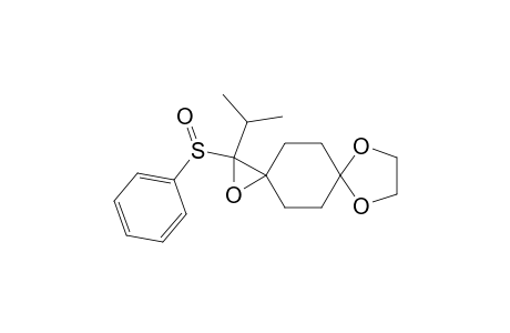 1,7,10-Trioxadispiro[2.2.4.2]dodecane, 2-(1-methylethyl)-2-(phenylsulfinyl)-