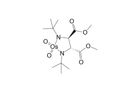 trans-1,3-Bis(tert-butyl)-2,2-dioxo-4,5-bis(methyloxycarbonyl)-2-osama(VI)imidazolidine