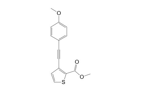 Methyl 3-((4-methoxyphenyl)ethynyl)thiophene-2-carboxylate