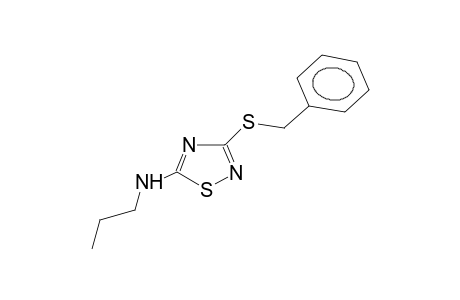 3-benzylthio-5-propylamino-1,2,4-thiadiazole