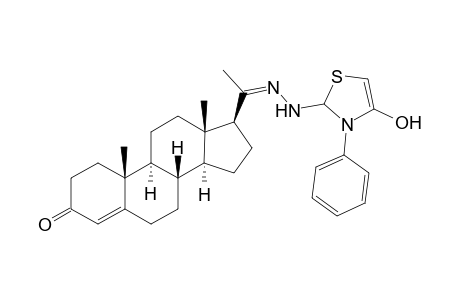 20-[(4'-Hydroxy-3'-phenyl-2',3'-dihydrothiazol-2'-yl)-hydrazono]pregn-4-ene-3-one