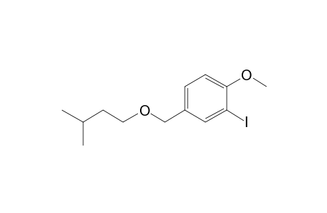 3-Iodo-4-methoxybenzyl alcohol, 3-methylbutyl ether