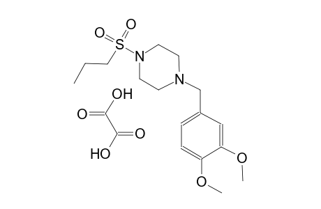 1-(3,4-dimethoxybenzyl)-4-(propylsulfonyl)piperazine oxalate