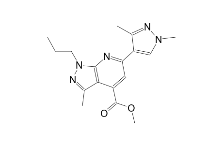 1H-pyrazolo[3,4-b]pyridine-4-carboxylic acid, 6-(1,3-dimethyl-1H-pyrazol-4-yl)-3-methyl-1-propyl-, methyl ester