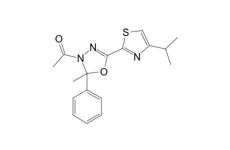1-(5-(4-Isopropylthiazol-2-yl)-2-methyl-2-phenyl-1,3,4-oxadiazol-3(2H)-yl)ethanone