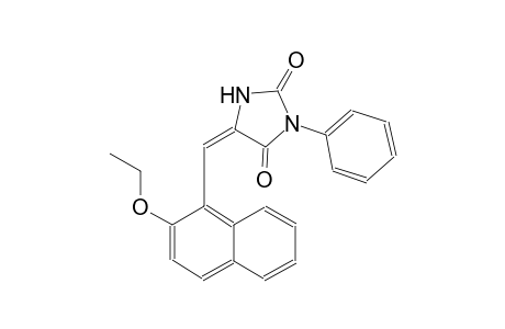 (5E)-5-[(2-ethoxy-1-naphthyl)methylene]-3-phenyl-2,4-imidazolidinedione
