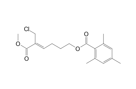 (Z)-6-[(2,4,6-trimethylbenzoyl)oxy]-2-(chloromethyl)-2-hexenoic acid, methyl ester