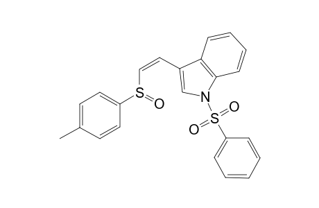 (Z)-[2-(1'-Phenylsulfonylindol-3'-yl)ethen-1-yl] p-tolyl sulfoxide