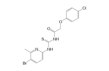 N-(5-bromo-6-methyl-2-pyridinyl)-N'-[(4-chlorophenoxy)acetyl]thiourea