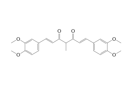 (1E,6E)-1,7-bis(3,4-dimethoxyphenyl)-4-methyl-hepta-1,6-diene-3,5-dione